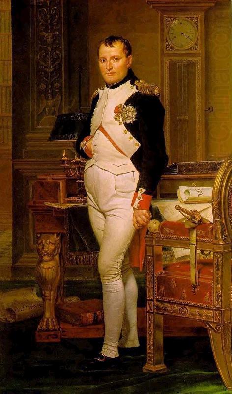 Napoleon in His Study, Jacques-Louis David